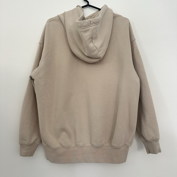 Nike Center Swoosh Hoodie Womens Small Oversized Orewood Fleece Phoenix - Picture 2 of 11